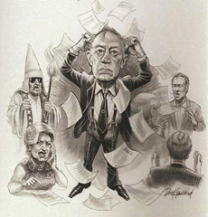 The Temple President book cover illustration